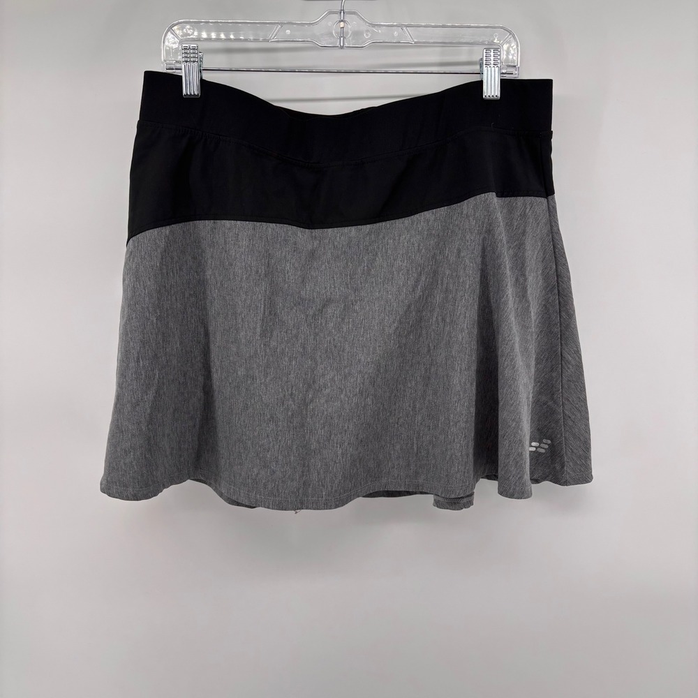 BCG Athletic Skort Black and Gray Women's XL Activewear Skirt